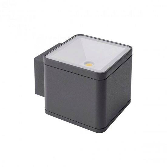Aplica exterior gri il. direct+indirect IP54 LED 2x6W/1412lm/4000K, Beta 9066 Redo