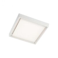 Plafoniera exterior alba patrata IP54 LED 25W/2680lm/3000K, Bezel 9186 Redo