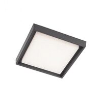 Plafoniera exterior gri patrata IP54 LED 25W/2680lm/3000K, Bezel 9187 Redo