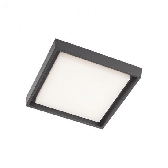 Plafoniera exterior gri patrata IP54 LED 25W/2680lm/3000K, Bezel 9187 Redo