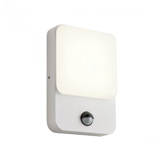 Aplica exterior alba senzor prezenta IP54 LED 9W/918lm/3000K, Colin 90131 Redo