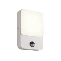 Aplica exterior alba senzor prezenta IP54 LED 9W/991lm/4000K, Colin 90132 Redo