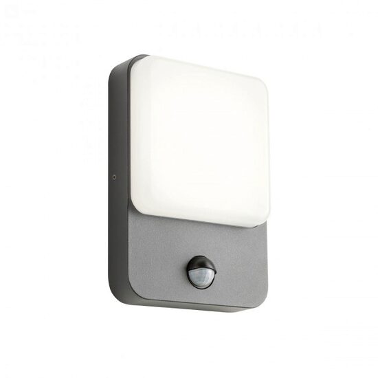 Aplica exterior gri senzor prezenta IP54 LED 9W/991lm/4000K, Colin 90134 Redo