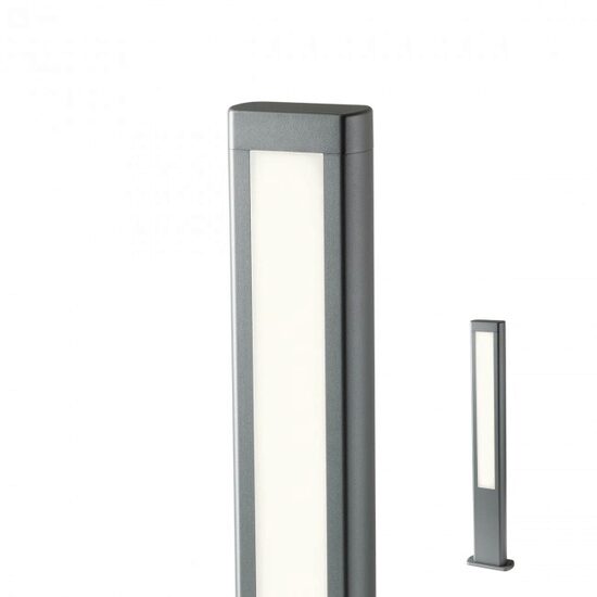 Stalp exterior gri IP54 LED 13W/1274lm/3000K Dolmen 90125 Redo