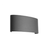 Aplica exterior IP54 gri il. direct+indirect LED 6W/615lm/3000K, Fabo 90226 Redo