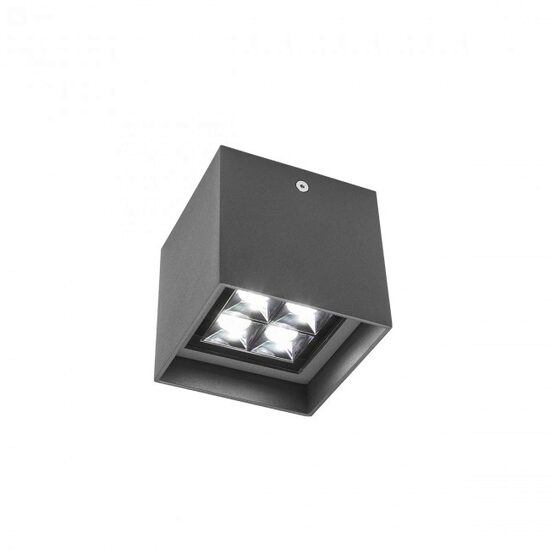 Plafoniera exterior gri IP54 LED 12W/1000lm/3000K, Hub 90229 Redo