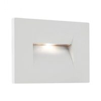 Aplica exterior IP65 alba asimetrica incastrabila LED 3W/117lm/4000K, Inner 9546 Redo