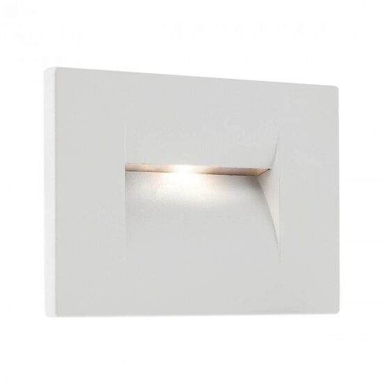 Aplica exterior IP65 alba asimetrica incastrabila LED 3W/117lm/4000K, Inner 9546 Redo