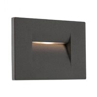 Aplica exterior IP65 gri asimetrica incastrabila LED 3W/117lm/4000K, Inner 9547 Redo