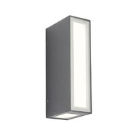 Aplica exterior gri il. direct+indirect IP54 LED 8W/913lm/3000K, Ivar 90114 Redo