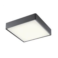 Plafoniera exterior gri IP65 LED 16W/1643lm/3000K, Marina 90158 Redo