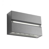 Aplica exterior gri il. direct+indirect IP54 LED 15W/1650lm/3000K, Mitic 90117 Redo