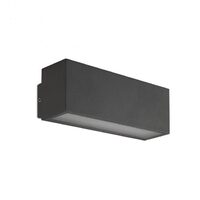 Aplica exterior gri IP54 LED 10W/900lm/3000K, Planit 90096 Redo