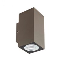 Aplica exterior maro dispersor sticla IP65 LED 6W/660lm/3000K, Quad 90089 Redo
