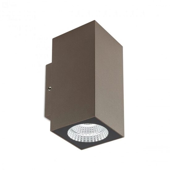 Aplica exterior maro dispersor sticla IP65 LED 6W/660lm/3000K, Quad 90089 Redo