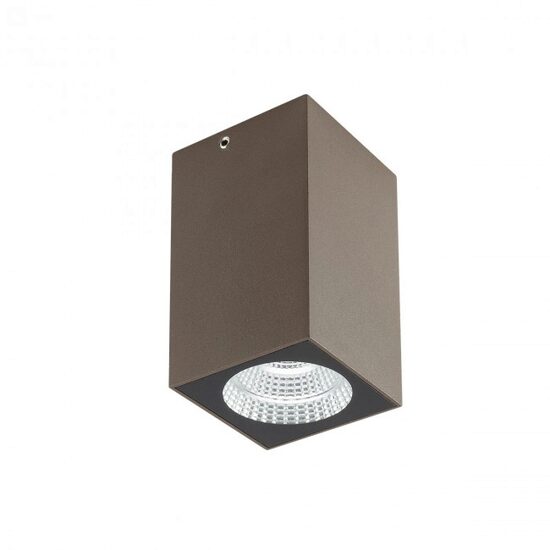 Plafoniera exterior maro dispersor sticla IP65 LED 3W/360lm/3000K, Quad 90092 Redo