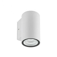Aplica exterior alba dispersor sticla IP65 LED 3W/360lm/3000K, Ram 90075 Redo