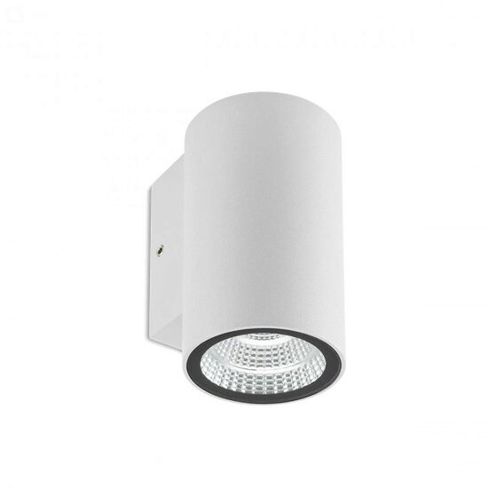 Aplica exterior alba dispersor sticla IP65 LED 3W/360lm/3000K, Ram 90075 Redo