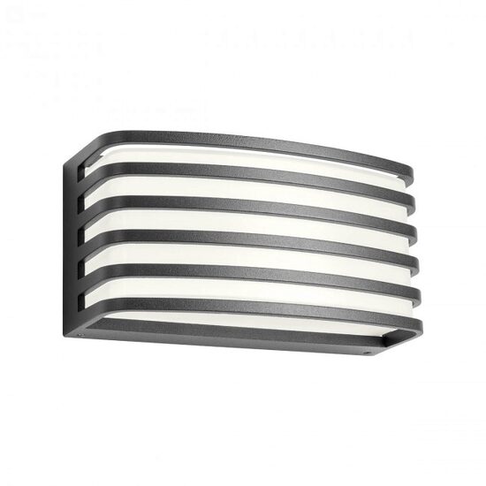 Aplica exterior gri IP54 LED 15W/1440lm/3000K, Sebra 90038 Redo