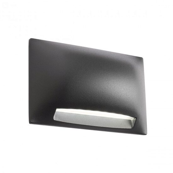 Aplica exterior gri IP65 LED 4W/368lm/3000K, Slot 90123 Redo