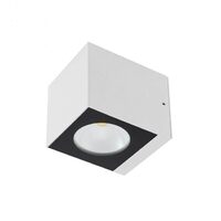 Aplica exterior alba dispersor sticla IP65 LED 12W/1332lm/3000K, Teko 90100 Redo