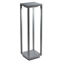 Stalp exterior gri, dispersor din sticla, control TUYA, IP54, LED 10W/1105lm/3000K-6000K, Tower 90052, Redo