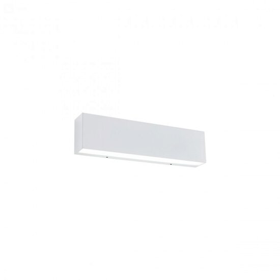 Aplica exterior alba dispersor sticla IP65 LED 3W/471lm/3000K, Tratto 9115 Redo