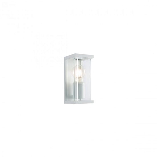 Aplica exterior alba abajur sticla IP54 1xE27/15W, Vitra 9106 Redo