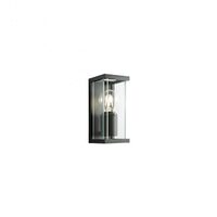 Aplica exterior neagra abajur sticla IP54 1xE27/15W, Vitra 9107 Redo