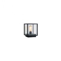Felinar exterior negru abajur sticla IP54 1xE27/15W, Vitra 9109 Redo