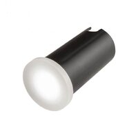 Spot exterior negru incastrabil rotund IP65 LED 2.3W/240lm/3000K, Xpi 90044 Redo
